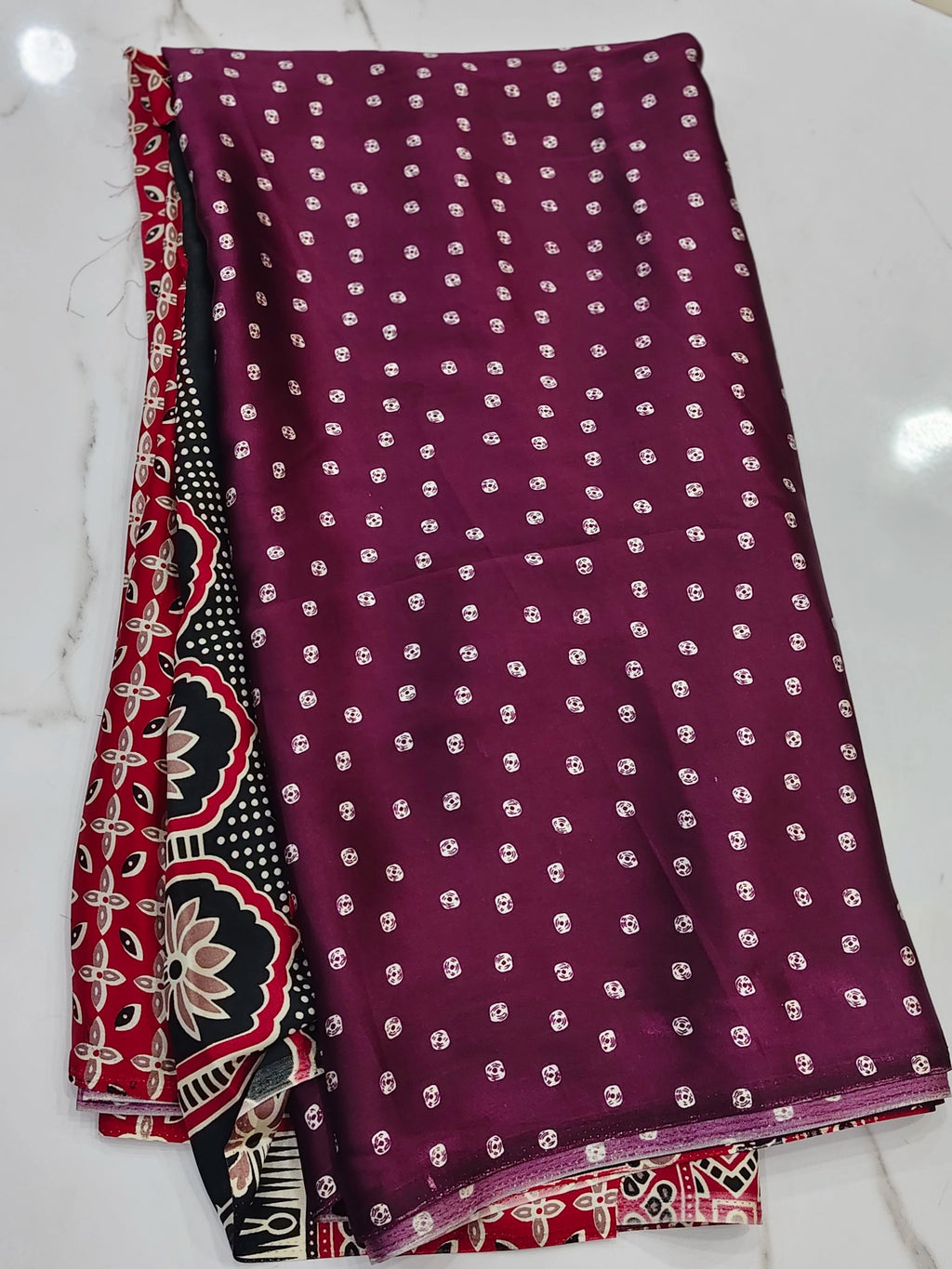 Crape Bandini sarees