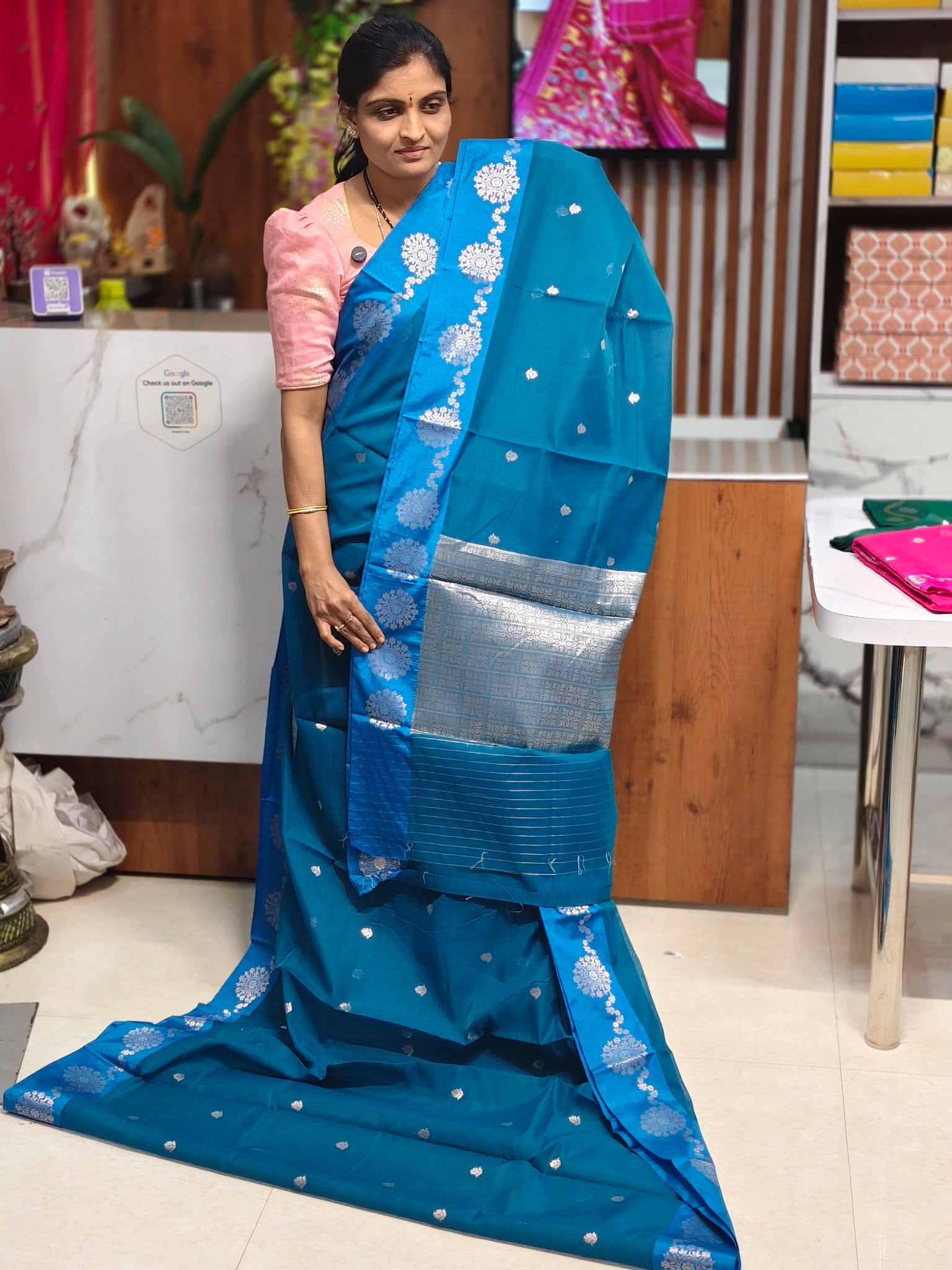 Semi Raw Mango saree
