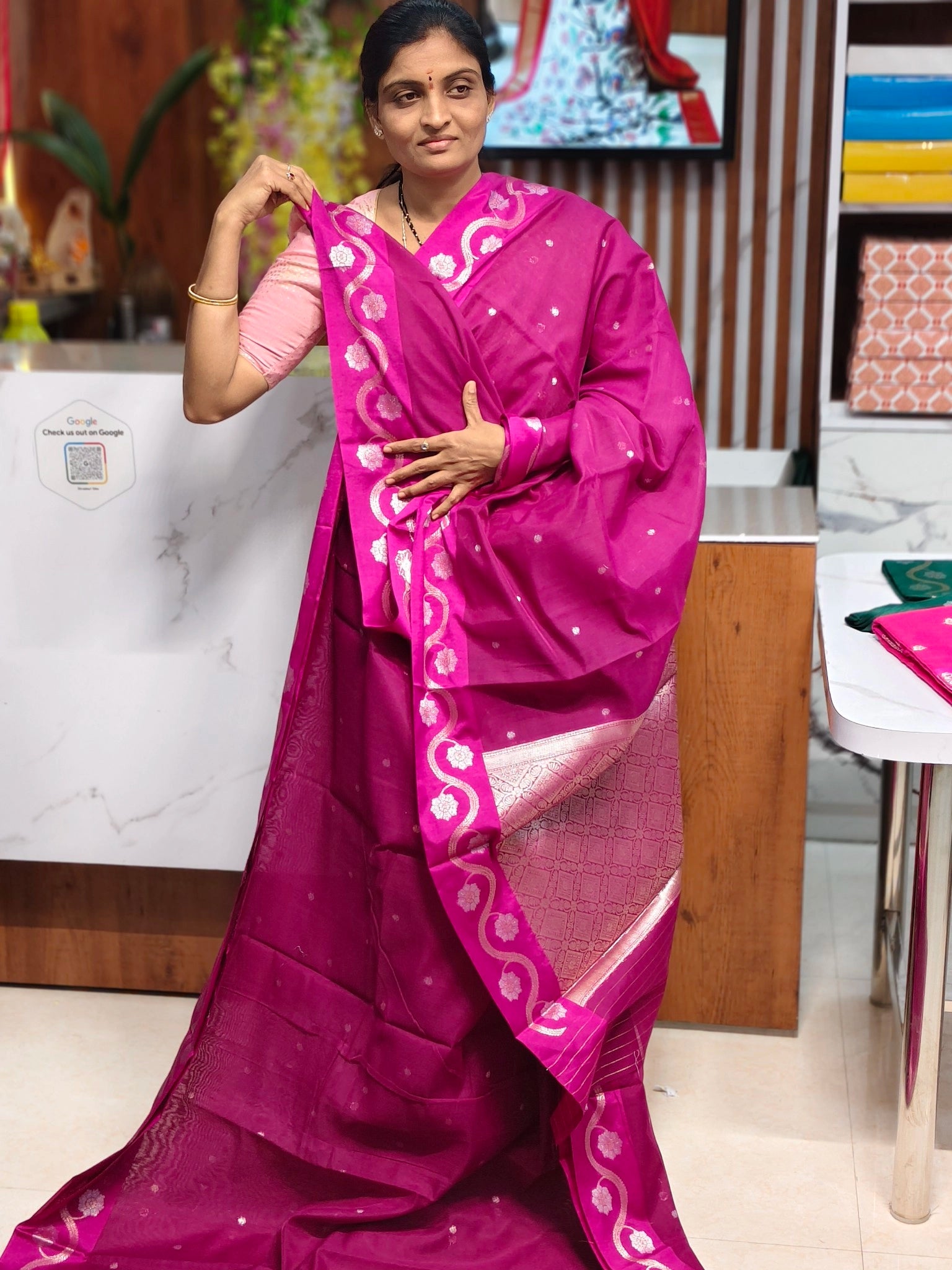 Semi Raw Mango saree
