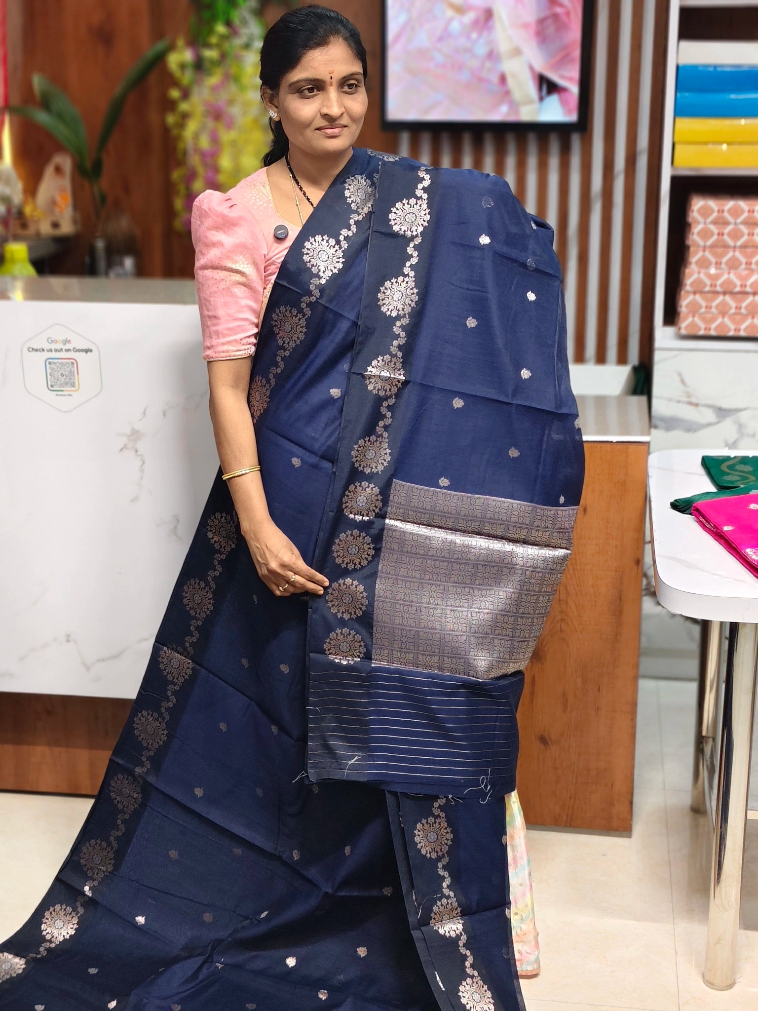 Semi Raw Mango saree