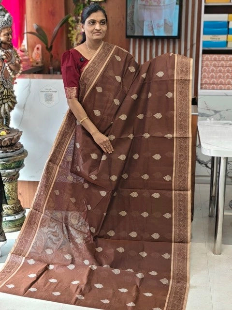 Kanchi Cotton saree