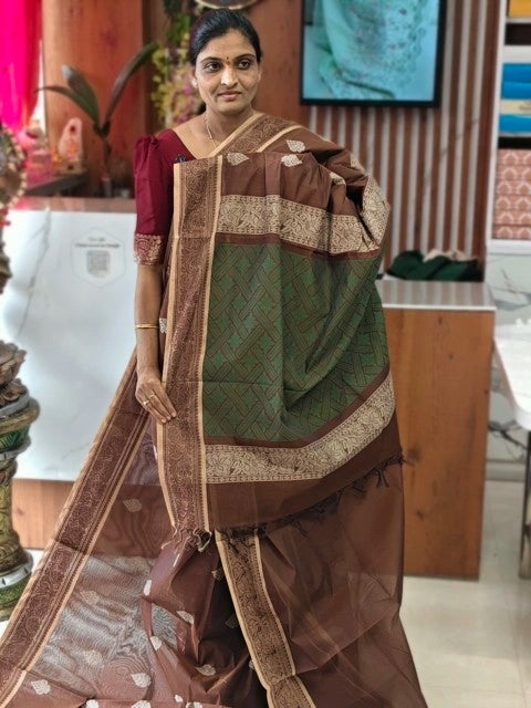 Kanchi Cotton saree