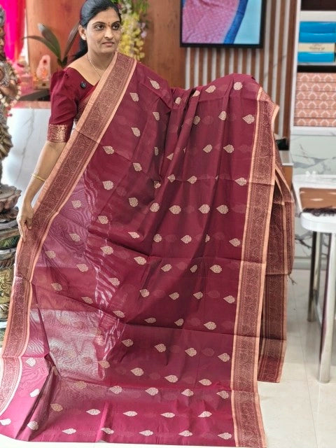 Kanchi Cotton saree