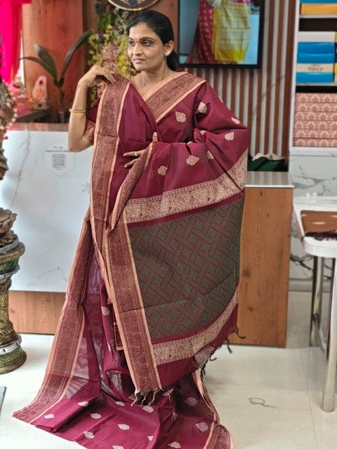 Kanchi Cotton saree