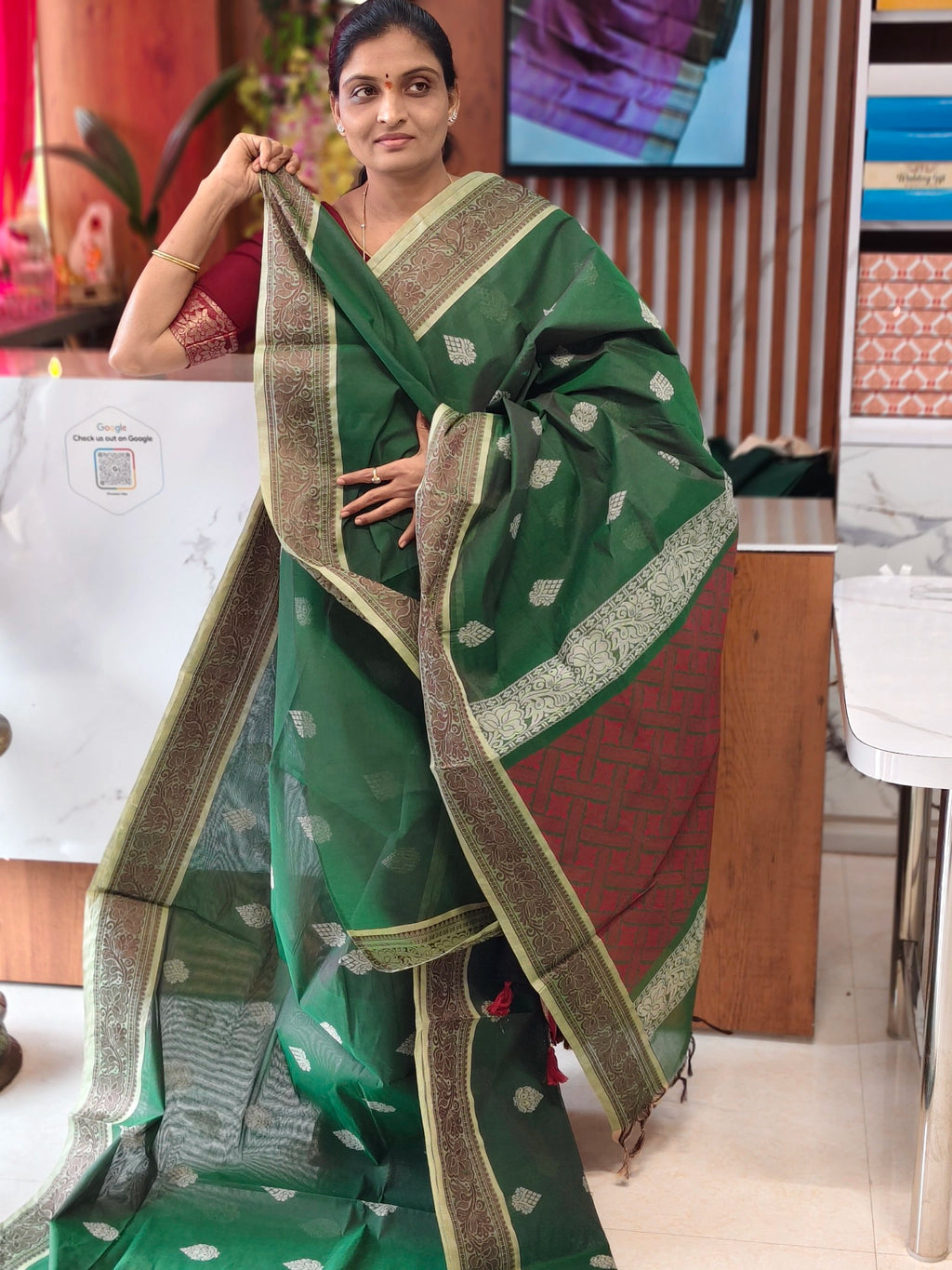 Kanchi Cotton saree