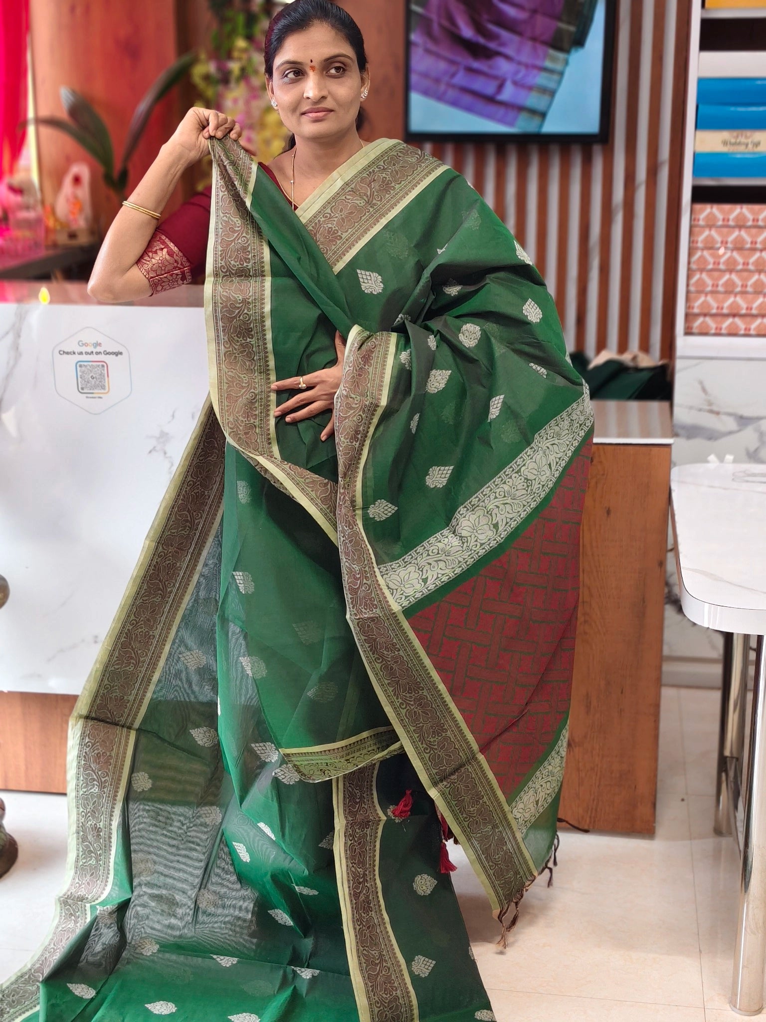 Kanchi Cotton saree