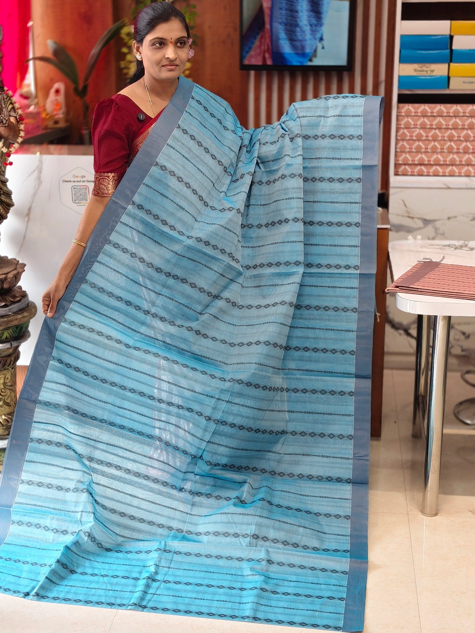 Kanchi Cotton saree
