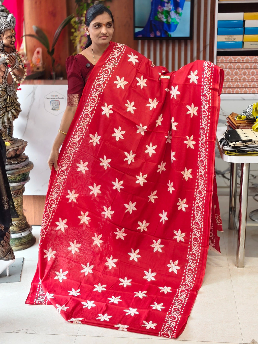 Rasmalai Cotton saree