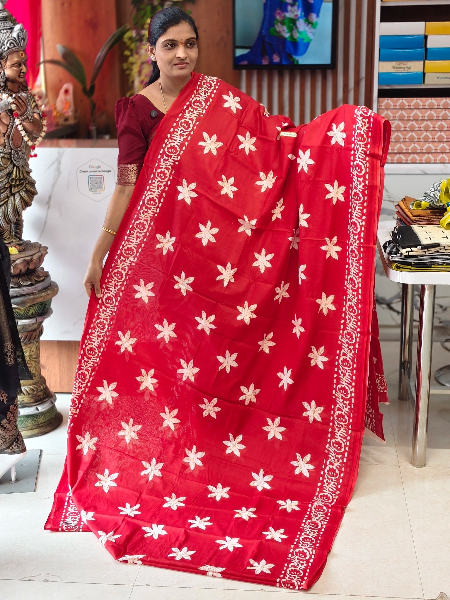 Rasmalai Cotton saree