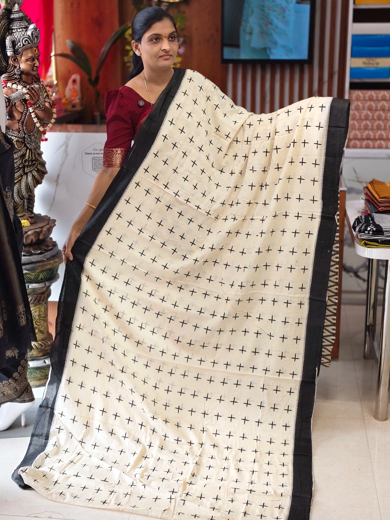 Rasmalai Cotton saree