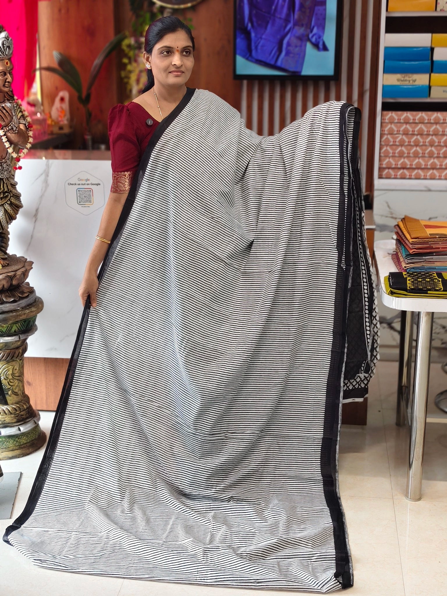 Rasmalai Cotton saree