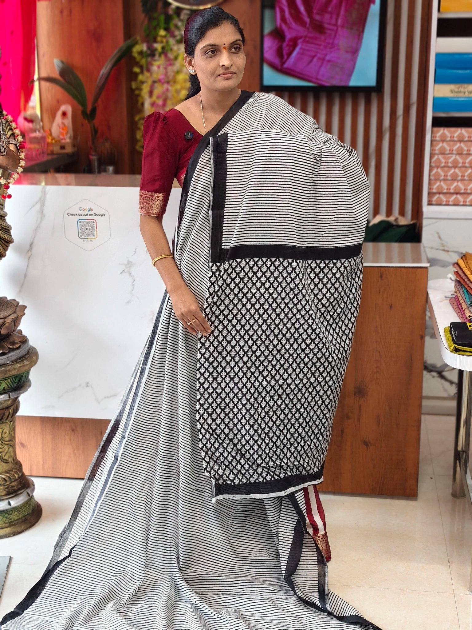 Rasmalai Cotton saree