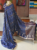 Tussar georgette saree
