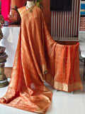 Tissue georgette saree
