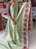 Tussar Digital print saree
