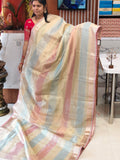 Tissue kora saree