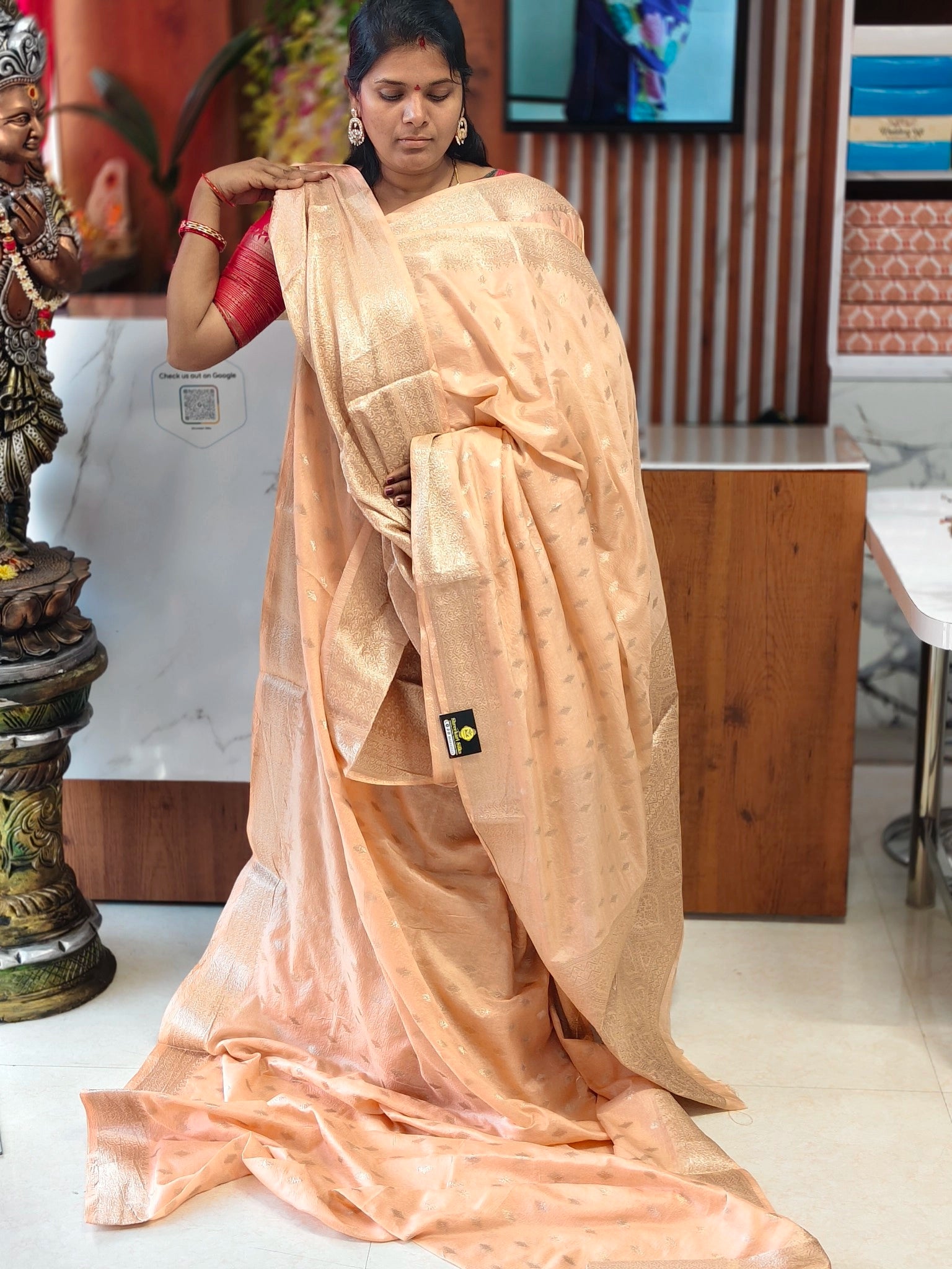 Crush Banarasi saree