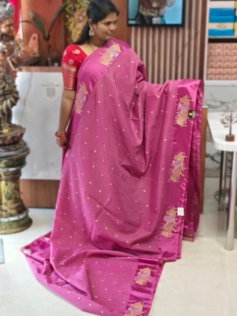 Banarasi checks saree