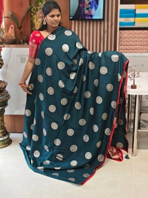 Tussar georgette saree
