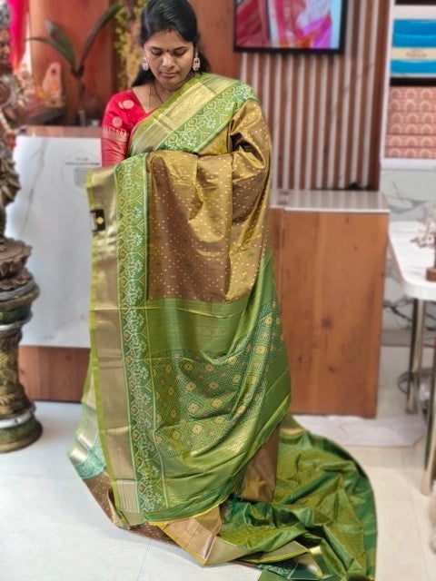 Tussar Patola saree