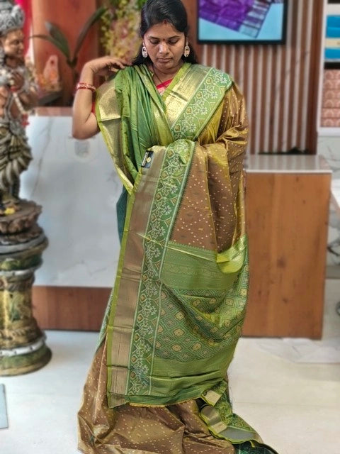 Tussar Patola saree