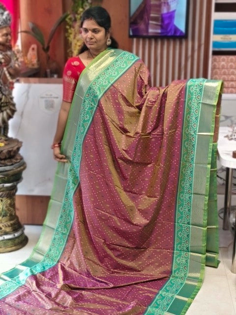 Tussar Patola saree
