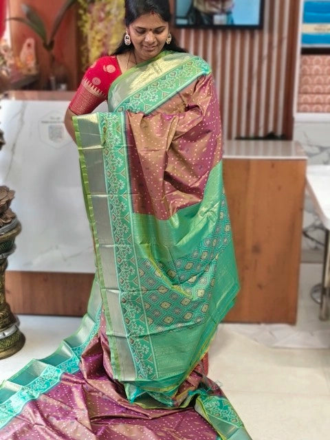 Tussar Patola saree
