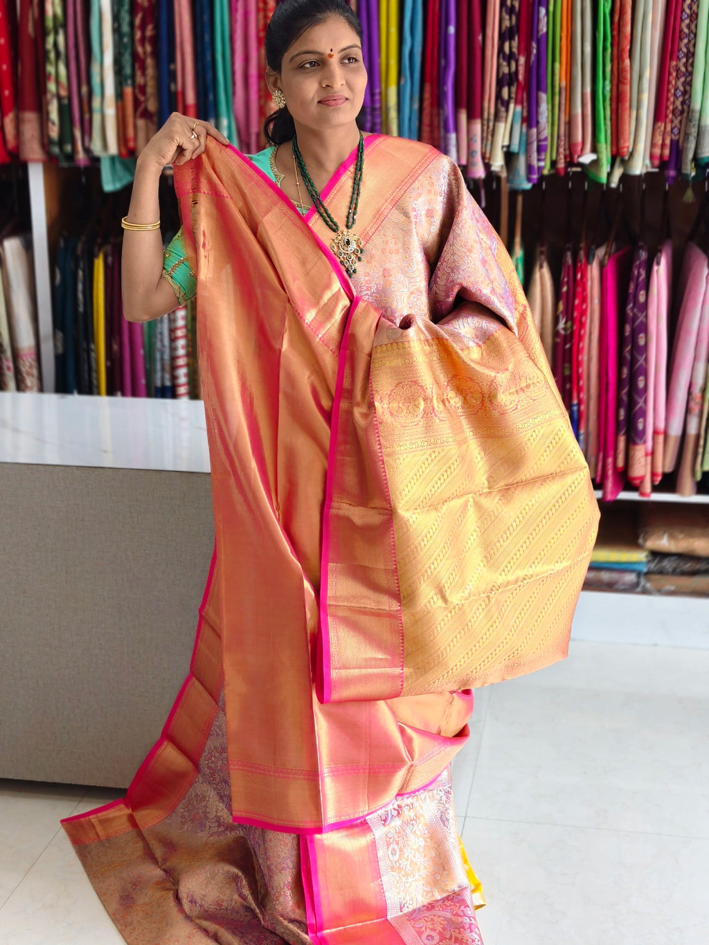 Pure kanchi pattu saree (silk mark certified)