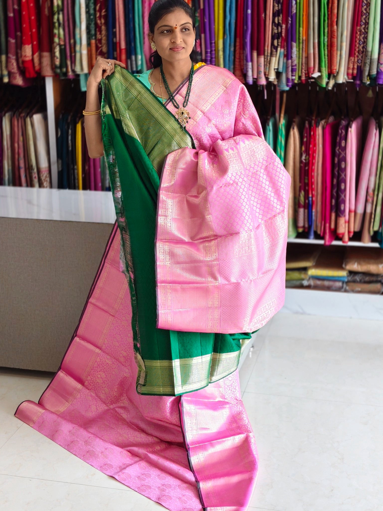 Pure kanchi pattu saree (silk mark certified)
