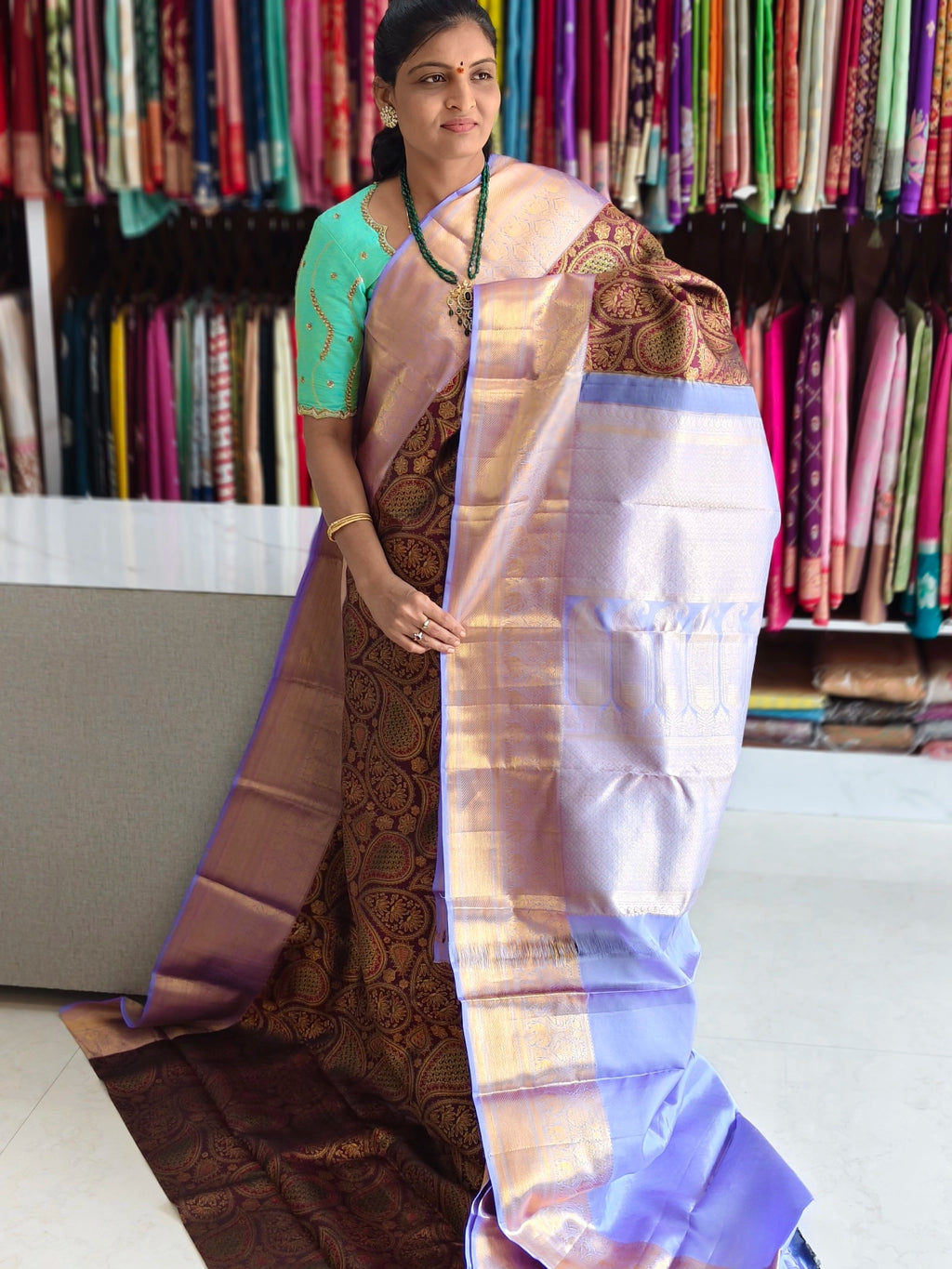 Pure kanchi pattu saree (silk mark certified)