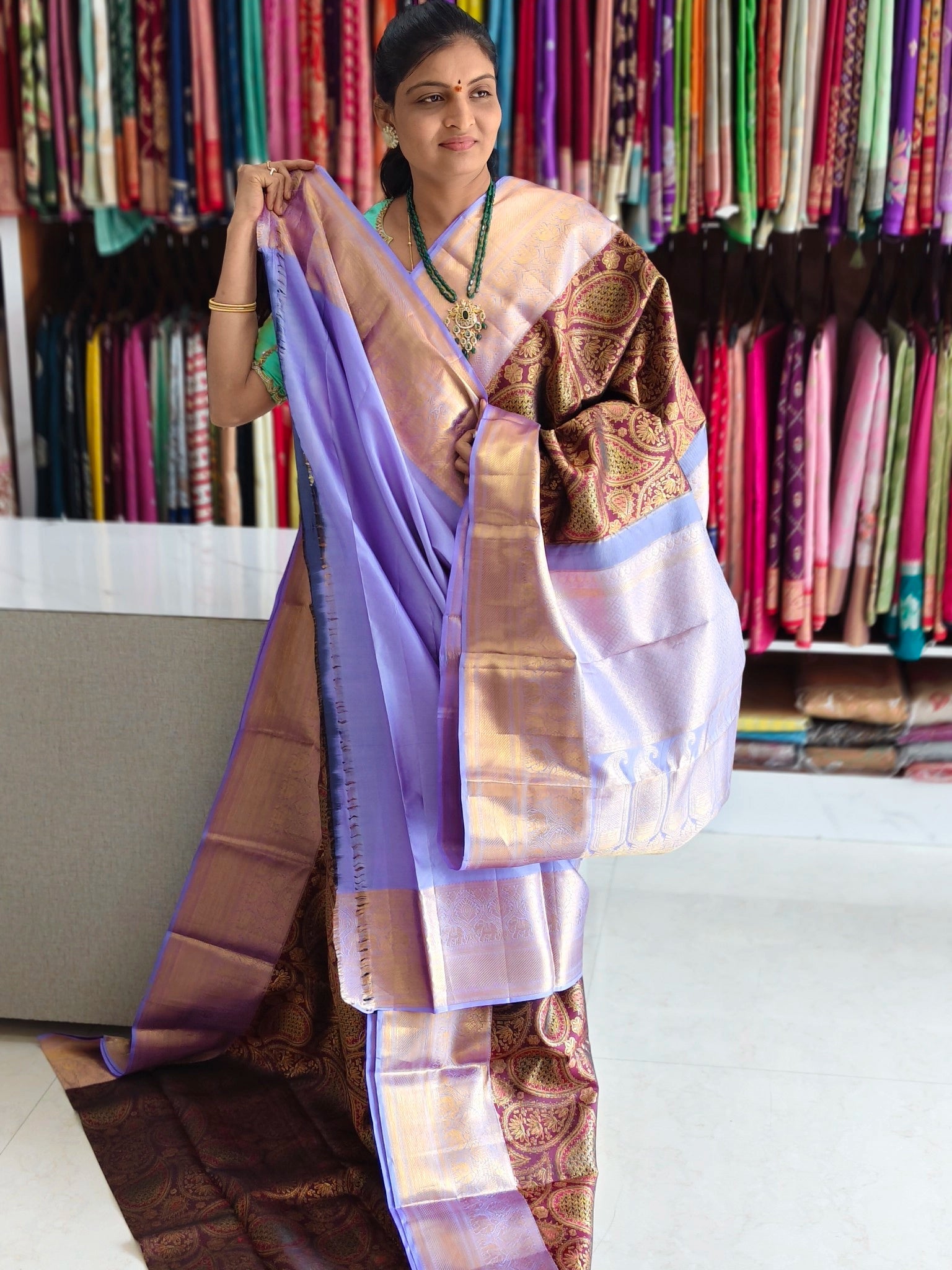 Pure kanchi pattu saree (silk mark certified)