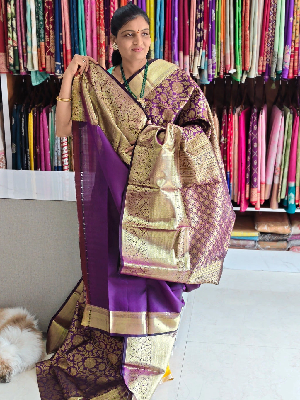 Pure kanchi pattu (silk mark certified)