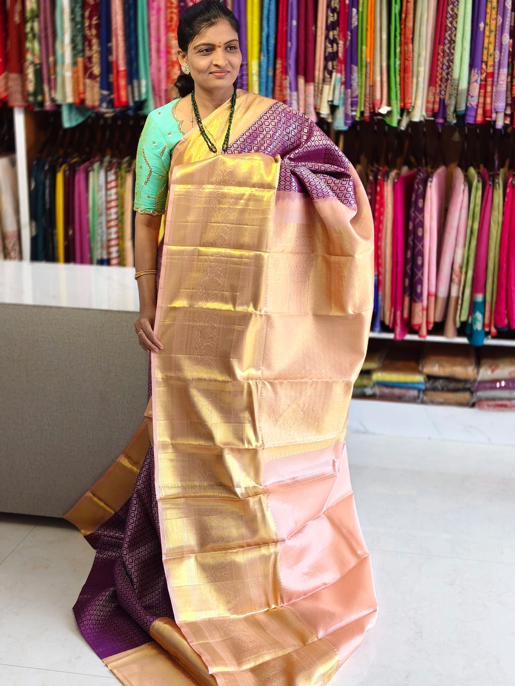 Pure kanchi pattu (silk mark certified)