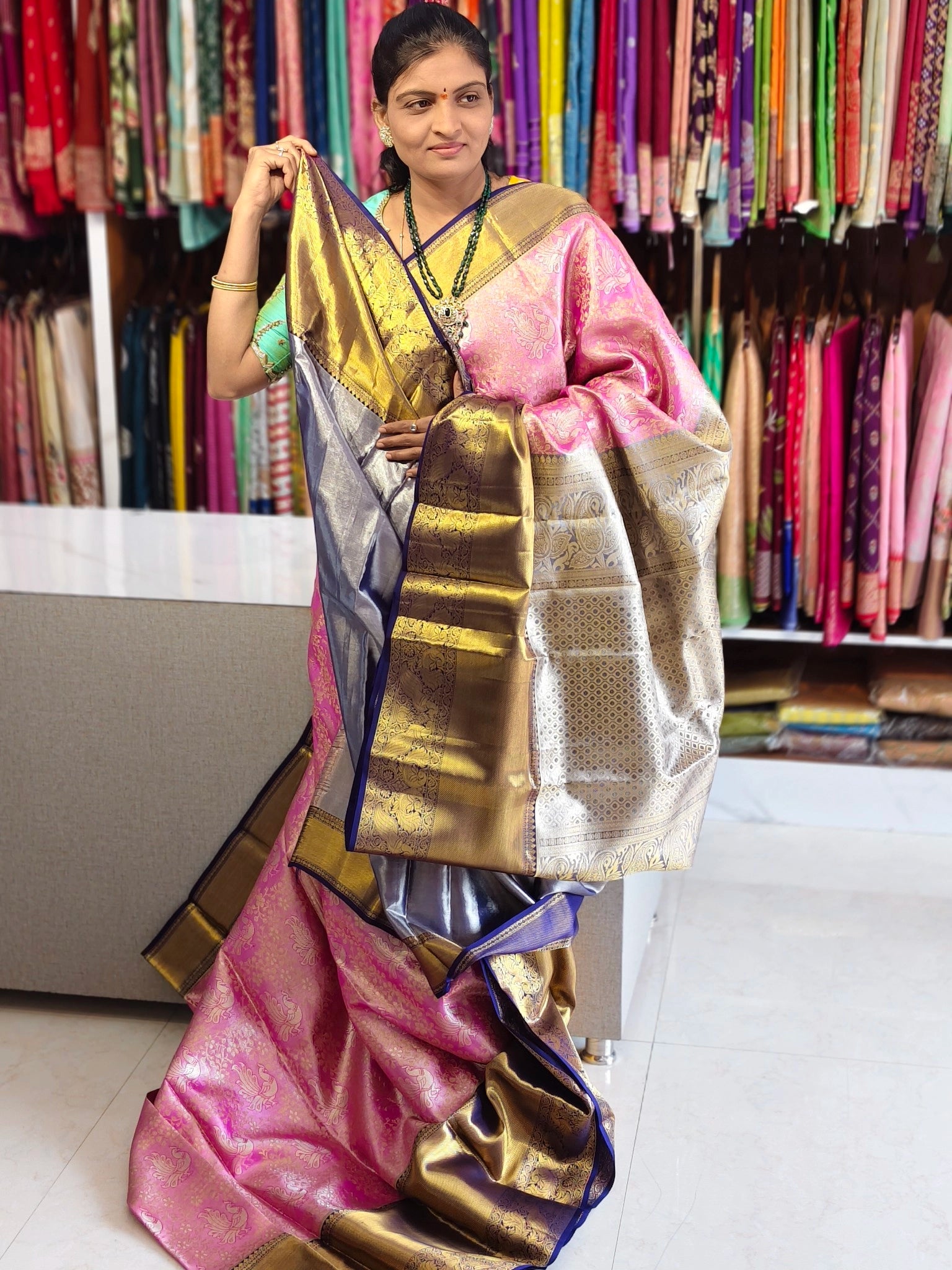 Pure kanchi pattu (silk mark certified)