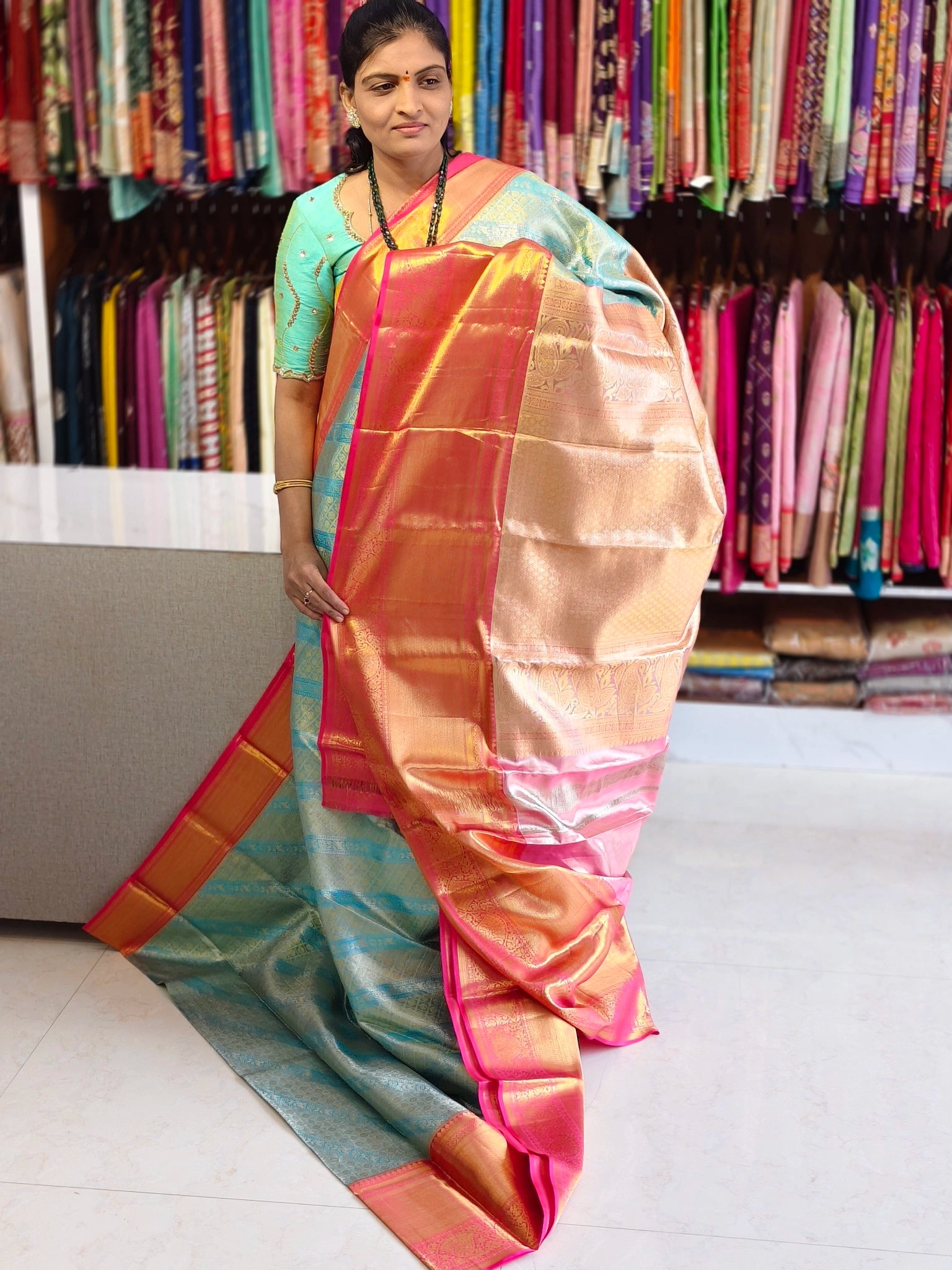Pure kanchi pattu (silk mark certified)
