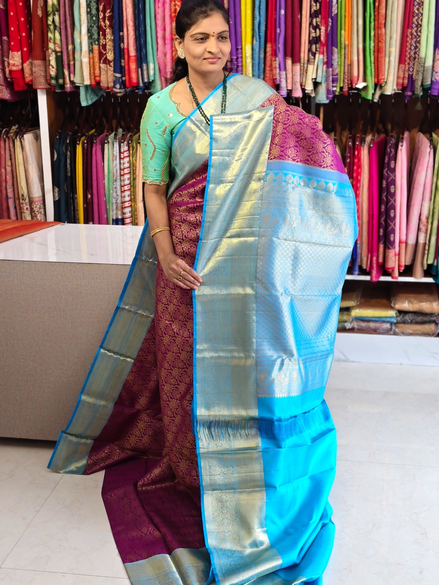 Pure kanchi pattu (silk mark certified