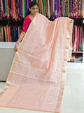 Linen work saree