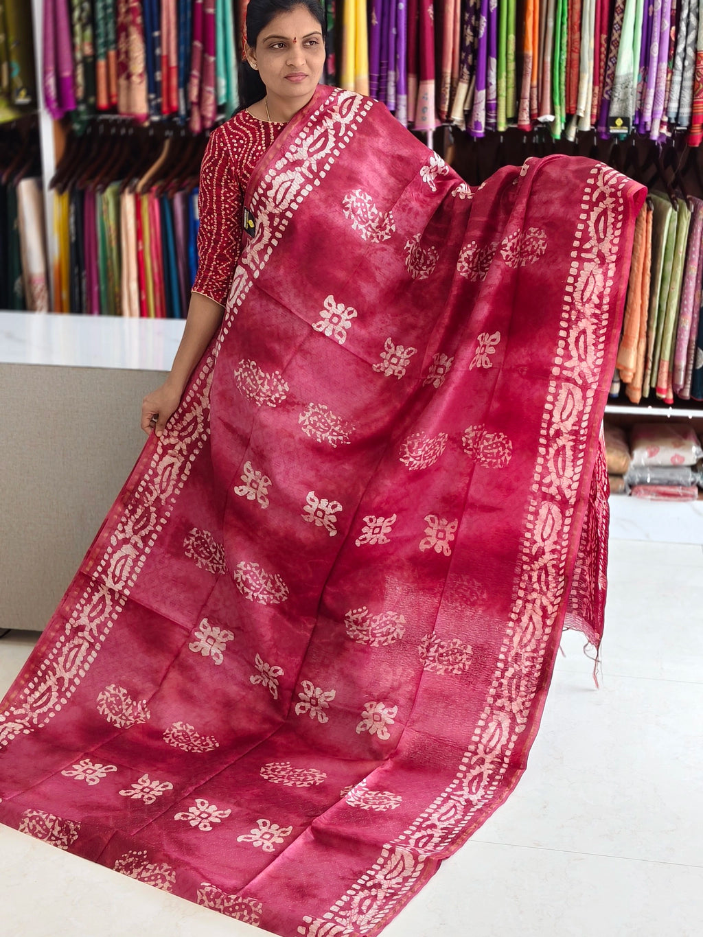 Bothic print saree