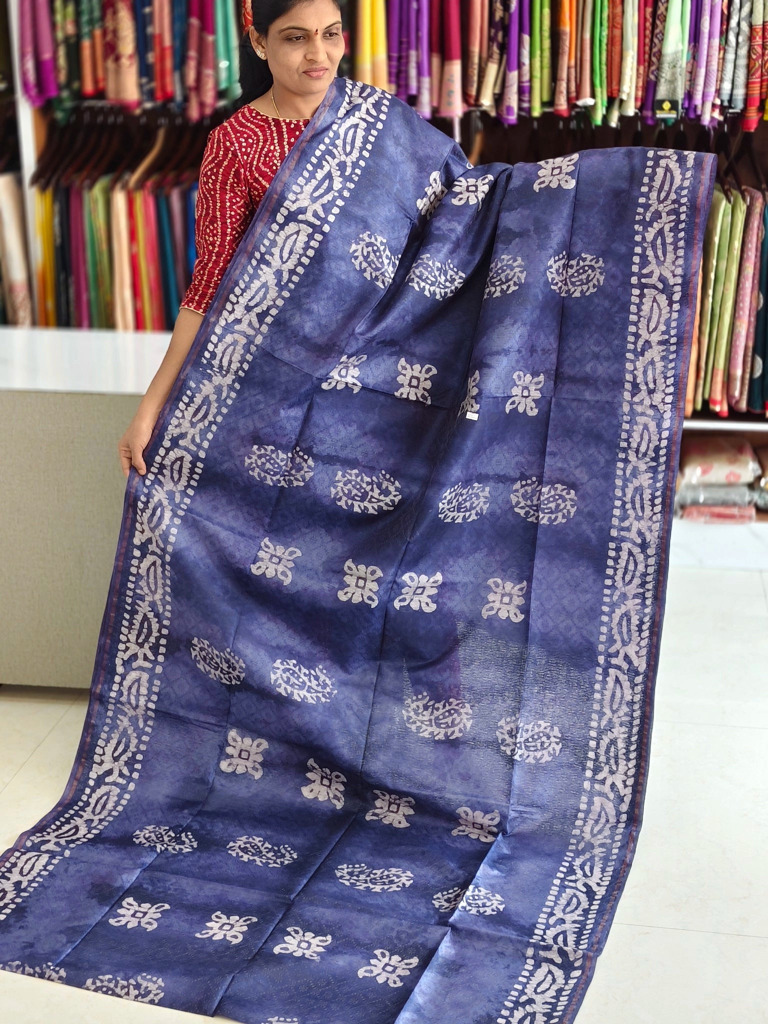 Bothic print saree