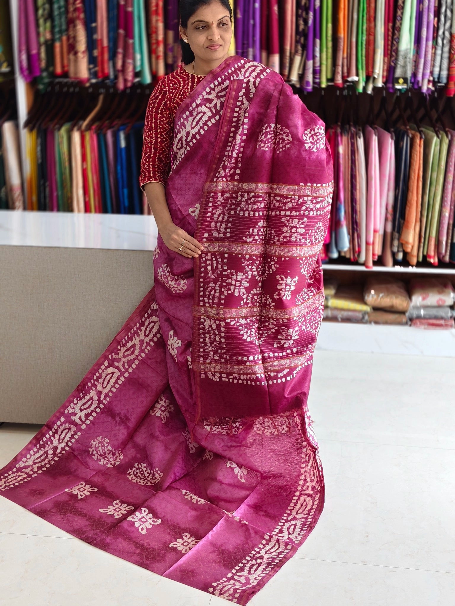 Bothic print saree