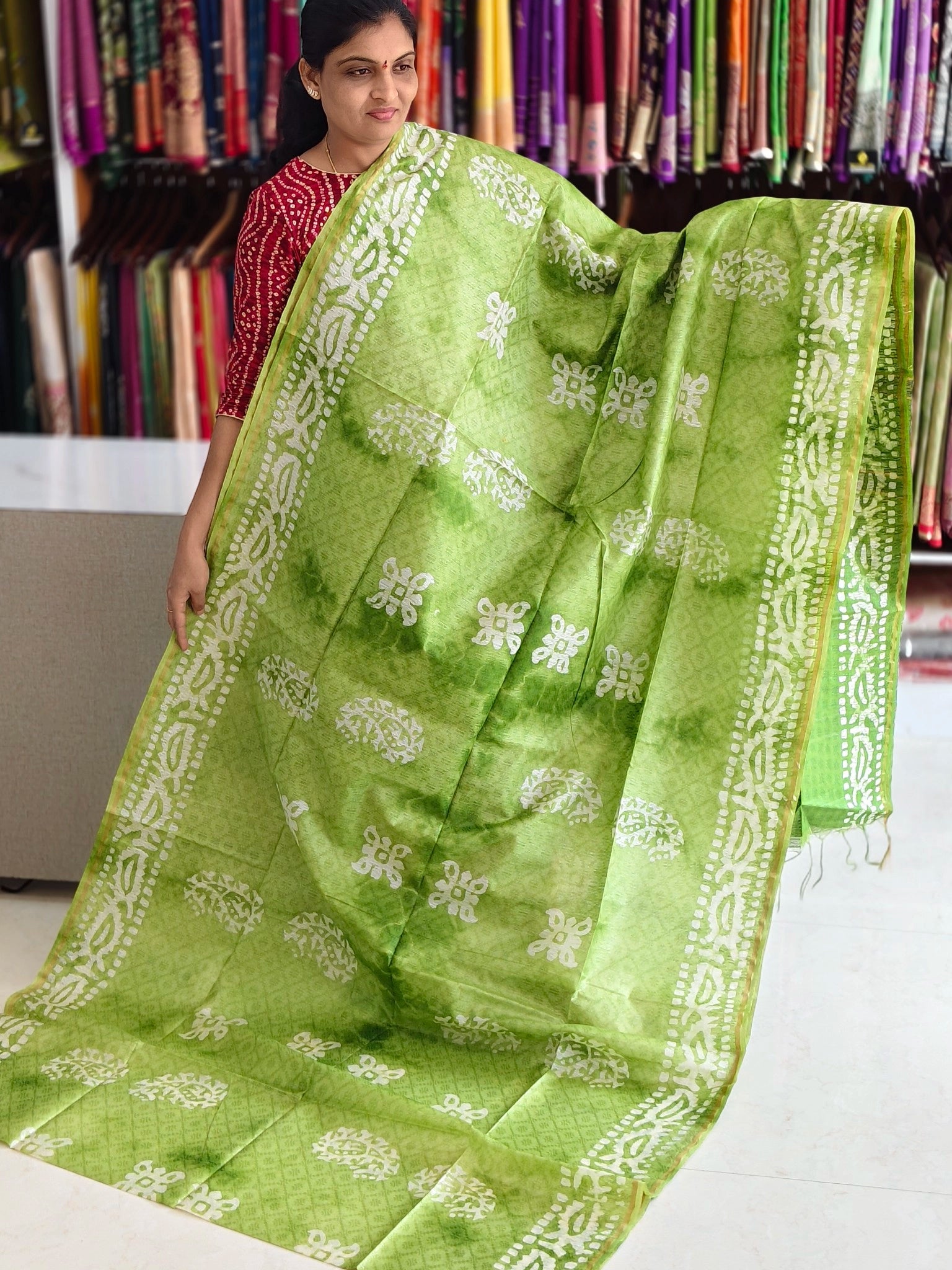Bothic print saree