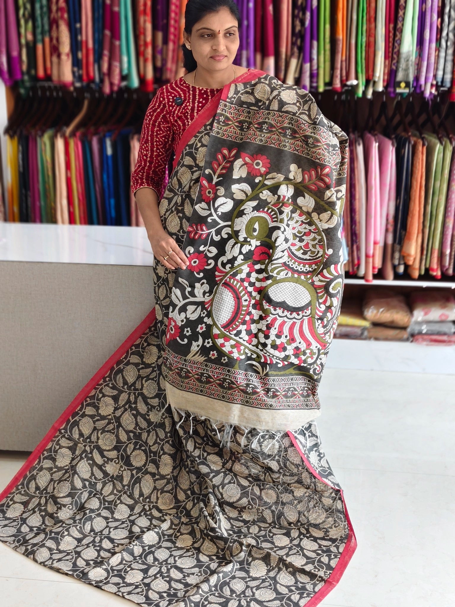 Jute Cotton saree