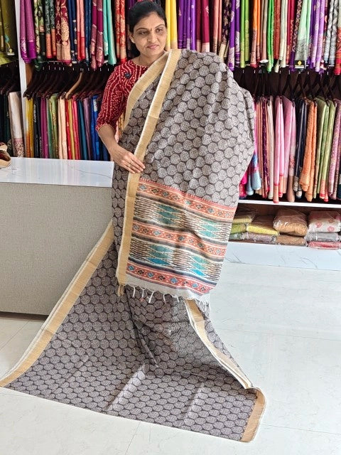 Jute Cotton saree