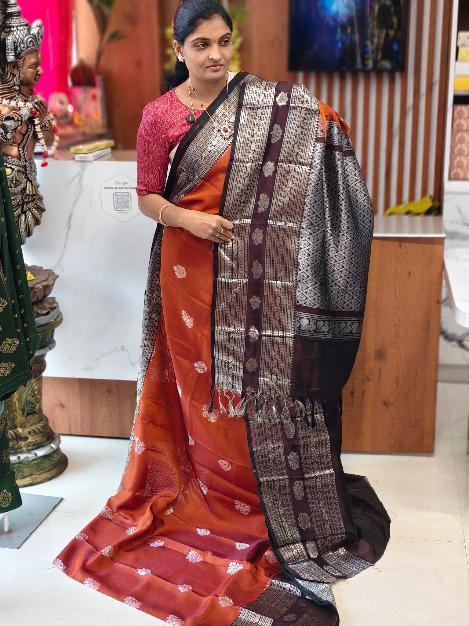 Light Weight Handloom Kanchi Pattu saree