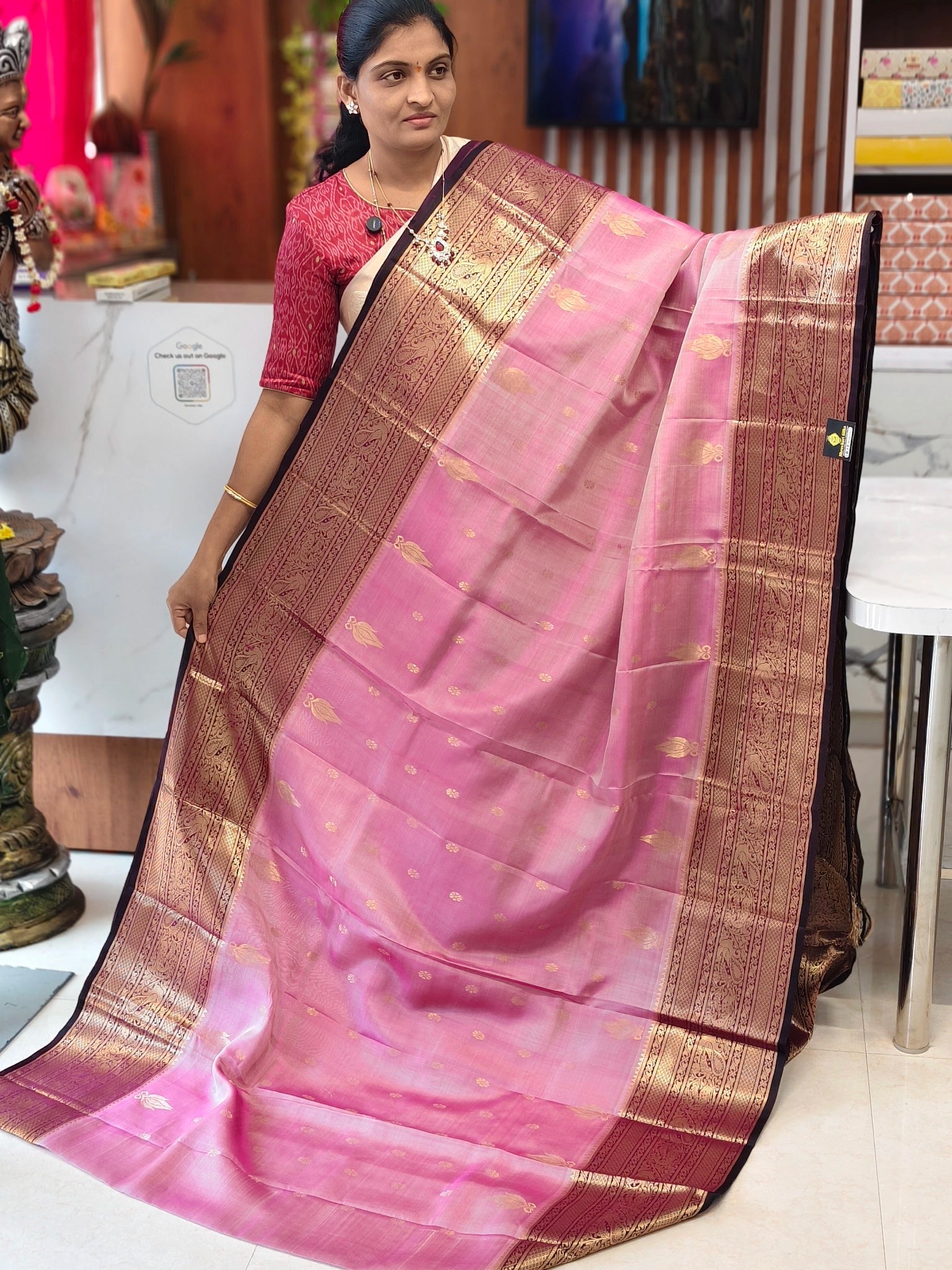 Light Weight Handloom Kanchi Pattu saree