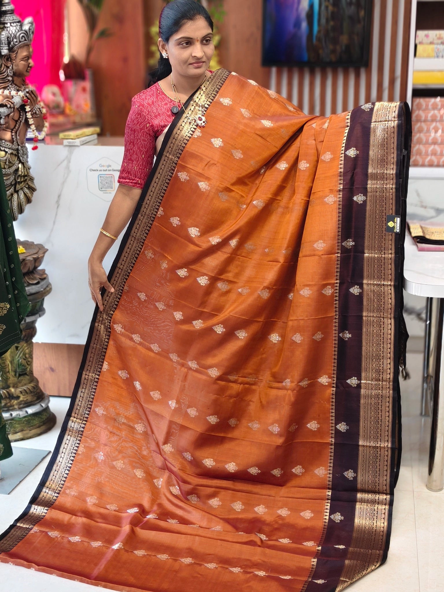 Light Weight Handloom Kanchi Pattu saree