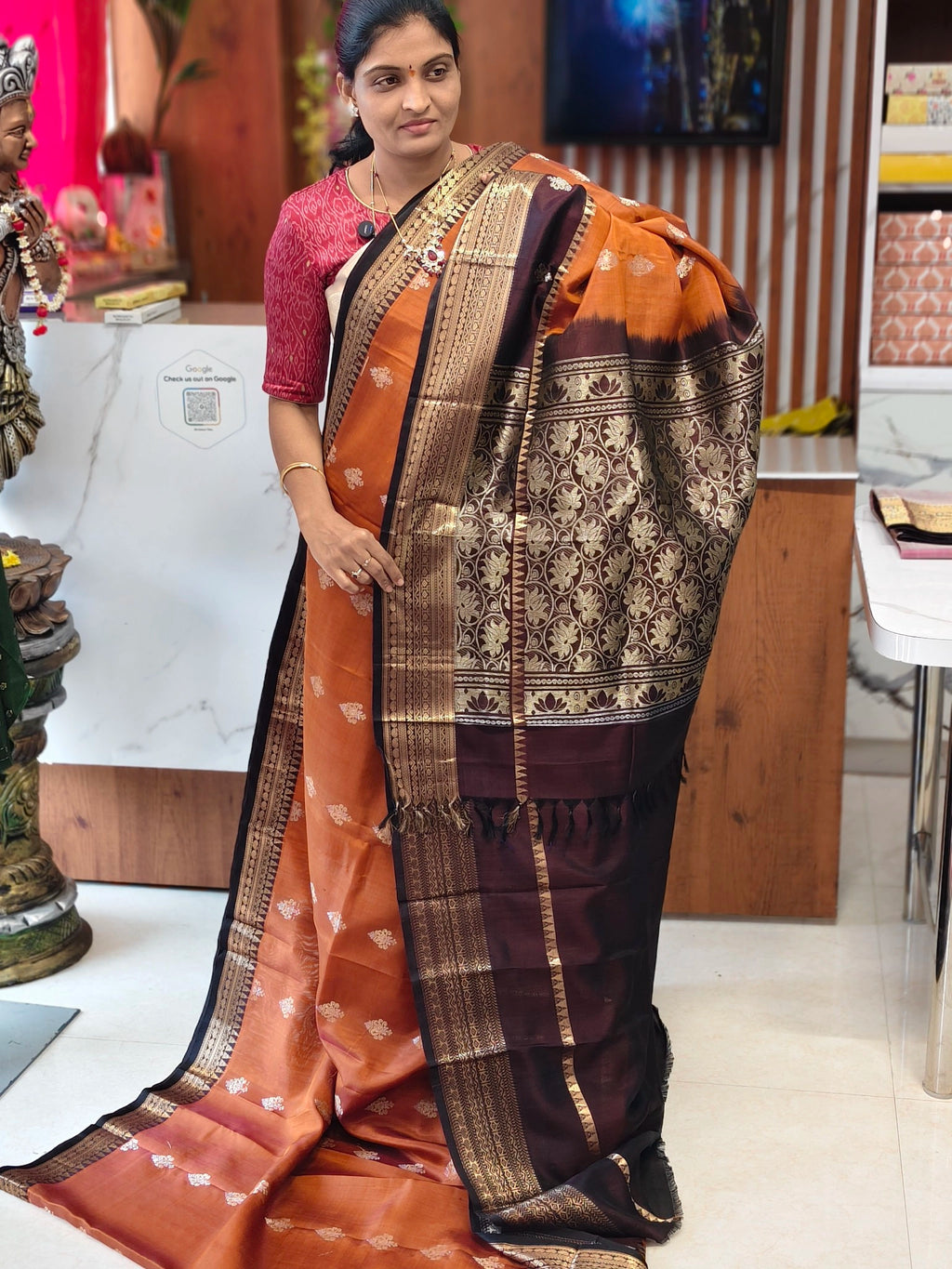 Light Weight Handloom Kanchi Pattu saree