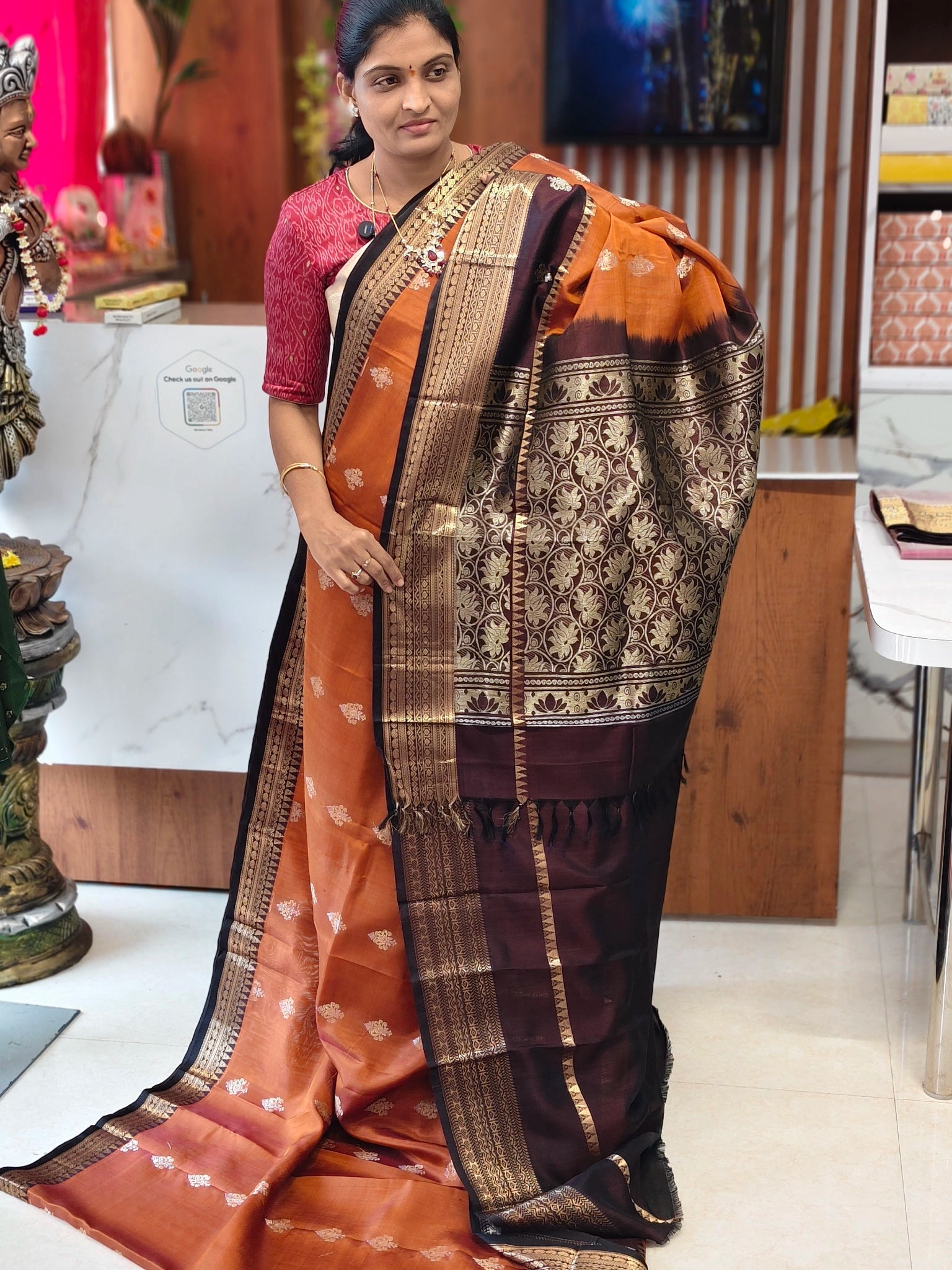 Light Weight Handloom Kanchi Pattu saree