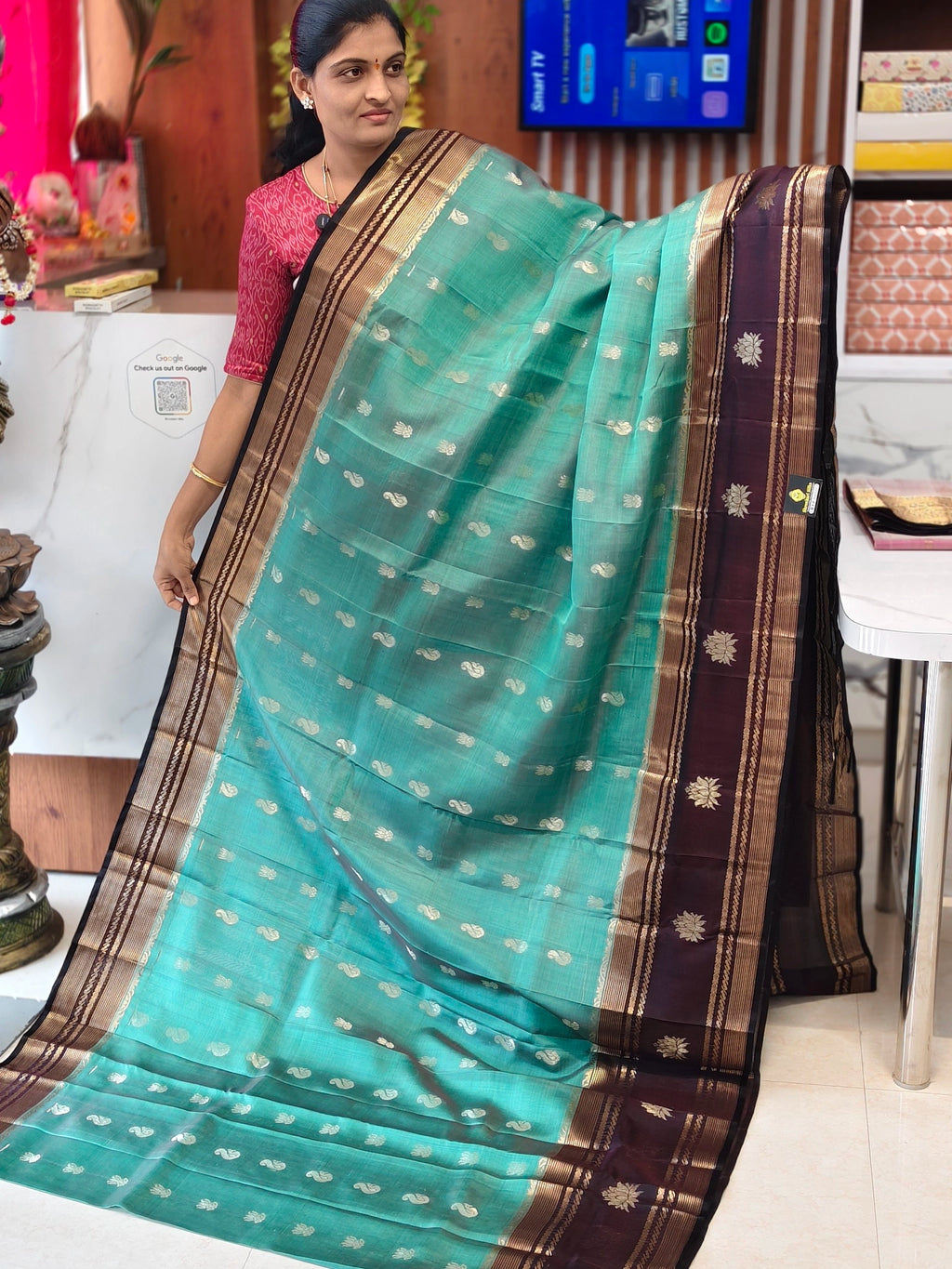 Light Weight Handloom Kanchi Pattu saree