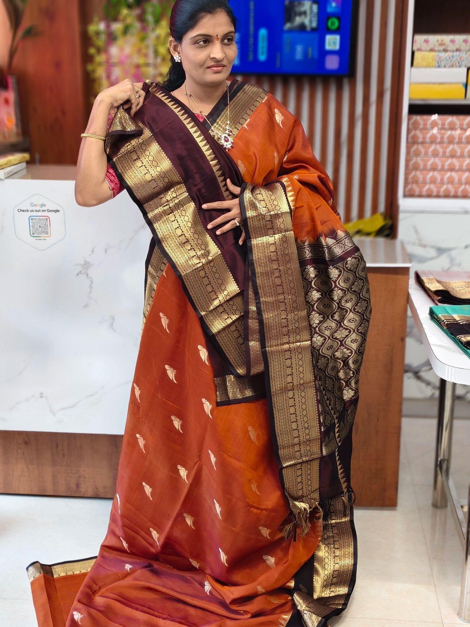Light Weight Handloom Kanchi Pattu saree